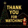 Christmas Light Show – Thank You / Closing Farewell Sequence